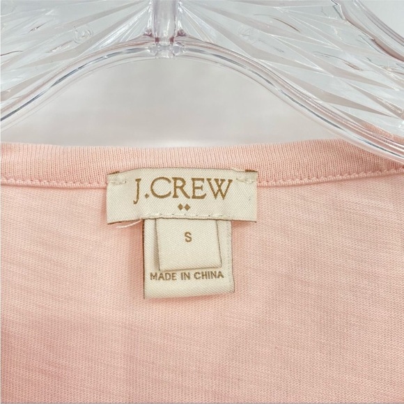 J. CREW Pink Sequin 3/4 Sleeve Tee - Picture 6 of 10